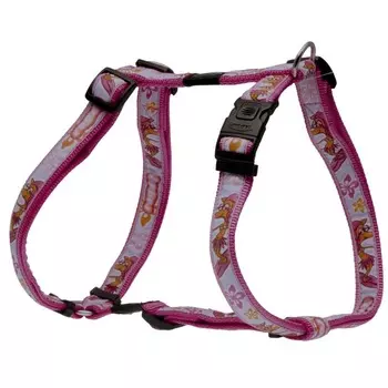 Шлейка Rogz для собак крупных и средних пород розовая 45 - 75 см эконом ЮАР 1 уп. х 1 шт. х 0.23 кг