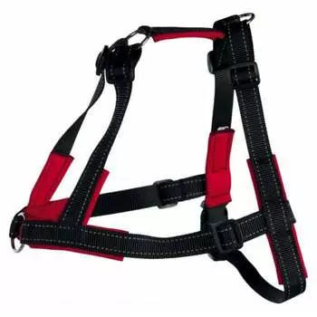 Шлейка Trixie Lead'n'Walk Soft для собак L–XL 65–105 см/25 мм черная премиум Китай 1 уп. х 1 шт. х 0.31 кг