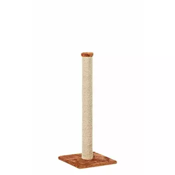 Столбик толстый Пушок когтеточка для кошек сизалевая коричневого цвета 1 м Россия 1 уп. х 1 шт. х 3.7 кг