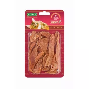 TiTBiT лакомство для кошек филе куриное соломка Б2-S - 22 г для взрослых с курицей Россия 1 уп. х 1 шт. х 0.035 кг