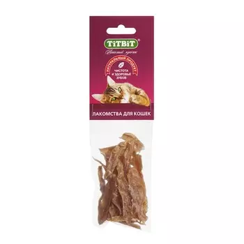 Titbit филе куриное (соломка) для кошек - мягкая упаковка - 35 г с курицей Россия 1 уп. х 1 шт. х 0.035 кг