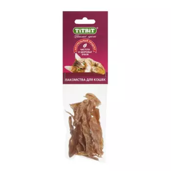 Titbit филе куриное (соломка) для кошек - мягкая упаковка - 35 г с курицей Россия 1 уп. х 1 шт. х 0.035 кг