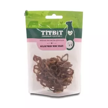 TiTBiT Колечки мясные для кошек, вяленые лакомства - 20 г для взрослых с говядиной Россия 1 уп. х 1 шт. х 0.02 кг