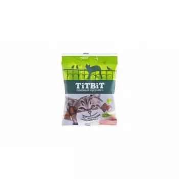 TiTBiT лакомство для кошек хрустящие подушечки с паштетом из индейки - 30 г для взрослых с индейкой Россия 1 уп. х 1 шт. х 0.03 кг