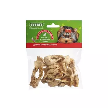 TiTBiT лакомство для собак плетенки из кожи - 35 г для взрослых с говядиной для всех пород Россия 1 уп. х 1 шт. х 0.035 кг