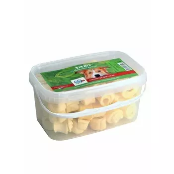 TiTBiT лакомство сушеное для собак и кошек, роллы из кожи с начинкой - 3,3 л - 360 г для взрослых с говядиной Россия 1 уп. х 1 шт. х 0.36 кг