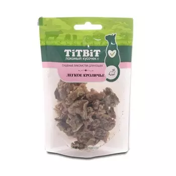 TiTBiT Легкое кроличье для кошек, сушеные лакомства - 10 г для взрослых с кроликом Россия 1 уп. х 1 шт. х 0.01 кг