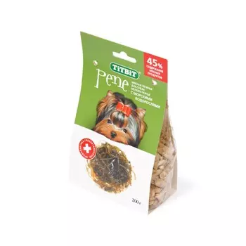 Titbit печенье PENE с морскими водорослями - 200 г Россия 1 уп. х 1 шт. х 0.2 кг