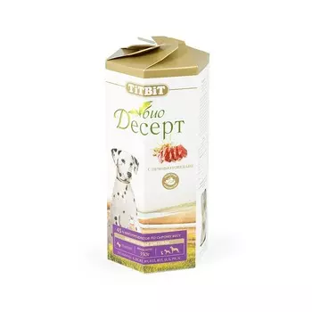 TiTBiT лакомство для собак печенье с печенью стандарт - 350 г для взрослых с печенью для всех пород Россия 1 уп. х 1 шт. х 0.35 кг