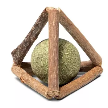 Triol игрушка для кошек из мататаби "Треугольник с кошачьей мятой", 50мм для всех возрастов Китай 1 уп. х 1 шт. х 0.015 кг