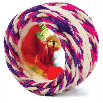 Triol игрушка для кошек из сизаля "Катушка", 75мм для всех возрастов Китай 1 уп. х 1 шт. х 0.054 кг