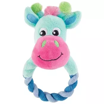 Triol Игрушка для щенков мягкая "Жираф с кольцом", d90/170мм, серия PUPPY для всех пород Китай 1 уп. х 1 шт. х 0.067 кг