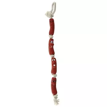 Triol Игрушка для собак "Четыре сосиски, веревка", 630мм для всех пород Китай 1 уп. х 1 шт. х 0.158 кг