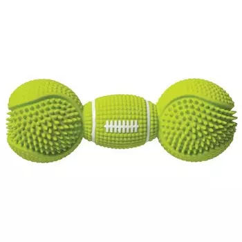 Triol Игрушка для собак из латекса "Гантель Баскетбол", 150мм для всех пород Китай 1 уп. х 1 шт. х 0.067 кг