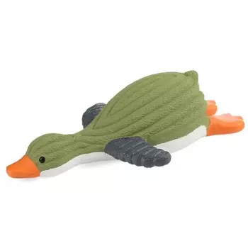 Triol Игрушка для собак из латекса "Полосатая утка", 195мм для всех пород Китай 1 уп. х 1 шт. х 0.075 кг