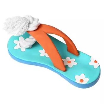 Triol Игрушка для собак из латекса "Тапок с веревкой", 160мм для всех пород Китай 1 уп. х 1 шт. х 0.058 кг