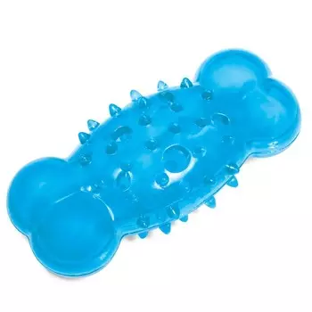 Triol Игрушка для собак из термопластичной резины "Косточка шипованная с отверстиями", 135мм для всех пород Китай 1 уп. х 1 шт. х 0.068 кг