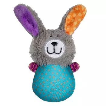 Triol Игрушка для собак мелких пород мягкая "Зайка", 120мм, серия MINI DOGS для всех пород Китай 1 уп. х 1 шт. х 0.14 кг