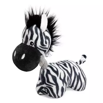 Triol Игрушка для собак мелких пород мягкая "Зебра", 110мм, серия MINI DOGS для всех пород Китай 1 уп. х 1 шт. х 0.14 кг