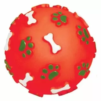 Triol Игрушка для собак "Мяч с лапками и косточками", d110мм для всех пород Китай 1 уп. х 1 шт. х 0.15 кг