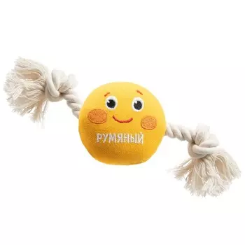 Triol Игрушка для собак мягкая "Румяный Колобок", 85мм/250мм для всех пород Китай 1 уп. х 1 шт. х 0.05 кг