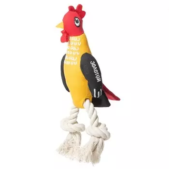 Triol Игрушка для собак мягкая "Золотой петушок", 155/230мм для всех пород Китай 1 уп. х 1 шт. х 0.064 кг