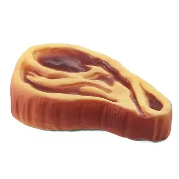 Triol Игрушка для собак "Стейк", 100мм для всех пород Китай 1 уп. х 1 шт. х 0.036 кг