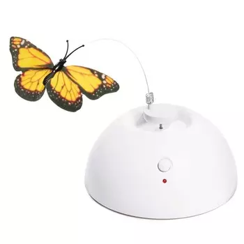 Triol игрушка интерактивная для кошек на батарейках "Бабочка", 130x130x270мм для всех возрастов Китай 1 уп. х 1 шт. х 0.186 кг