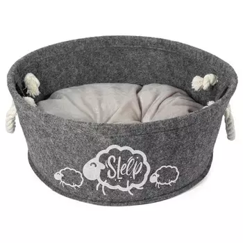 Triol лежанка круглая "Лукошко Мини", d390х170 мм для всех пород Китай 1 уп. х 1 шт. х 0.567 кг