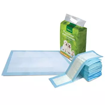 Triol подстилки впитывающие для собак 450х600 мм, 6 шт для всех возрастов Китай 1 уп. х 1 шт. х 0.229 кг