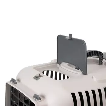 Triol серия Travel переноска для животных с пластиковой дверцей "Верона", серая, размер M - 550x360x350 мм для всех возрастов m Сербия 1 уп. х 1 шт. х 1.65 кг