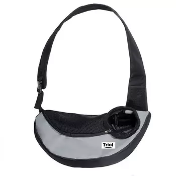 Triol серия Travel переноска-слинг для животных "Комфорт", серая - 500х180х250 мм для всех возрастов Китай 1 уп. х 1 шт. х 0.347 кг