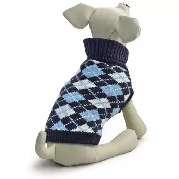 Triol свитер для собак "Классика", черно-синий M, 30 см m Китай 1 уп. х 1 шт. х 0.076 кг