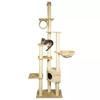 Trixie Домик для кошки Madrid, 240 - 270 см, серый Китай 1 уп. х 1 шт. х 28.1 кг