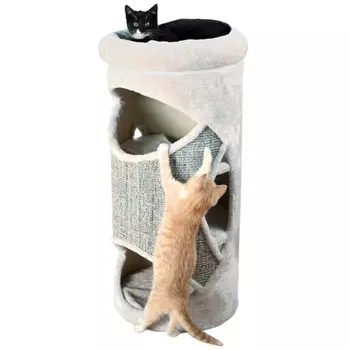 Trixie Домик-когтеточка Gracia, 85 см, светло-серый Китай 1 уп. х 1 шт. х 8.56 кг