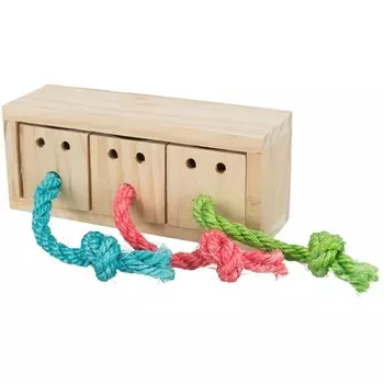 Trixie Игрушка для лакомств Куб, дерево, 1667 см породы крупного размера Китай 1 уп. х 1 шт. х 0.4 кг