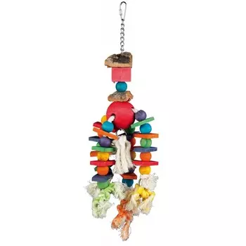 Trixie Игрушка для птиц деревянная, разноцветная, 35 см породы крупного размера Китай 1 уп. х 1 шт. х 0.63 кг
