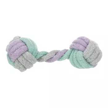 Trixie игрушка - гантель верёвочная Junior для собак - 15 см для всех возрастов для всех пород Китай 1 уп. х 1 шт. х 0.048 кг