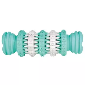 Trixie Игрушка-кость Denta Fan, 15 см, резина, белый/зелёный породы крупного размера Китай 1 уп. х 1 шт. х 0.25 кг