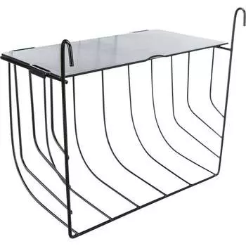 Trixie кормушка для сена подвесная для грызунов, металл, черный - 25 х 18 х 12 см для всех возрастов Китай 1 уп. х 1 шт. х 0.02 кг