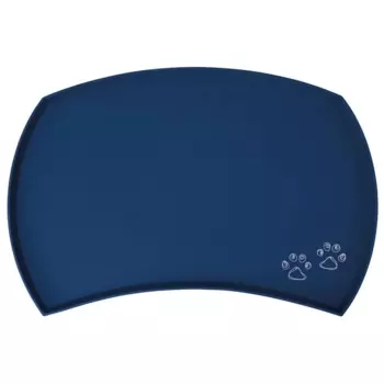 Trixie коврик под миску для собак, силикон, синий - 48 х 27 см для всех возрастов для всех пород Китай 1 уп. х 1 шт. х 0.162 кг