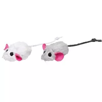 Trixie мышка для кошек 5 см с мятой, в ассортименте для всех возрастов для всех пород Китай 1 уп. х 1 шт. х 0.1 кг