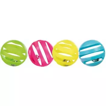 Trixie Набор пласт. игрушек для кошки, 4 шт для всех возрастов для всех пород Китай 1 уп. х 1 шт. х 0.1 кг