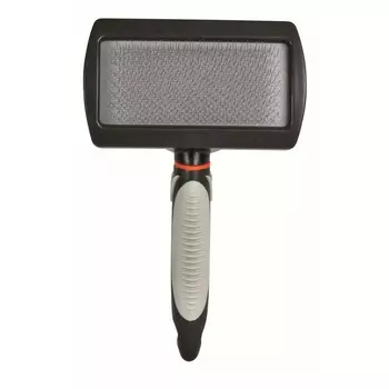 Trixie Щетка-пуходерка мягкая 12х20см., ручка пластик груминг Китай 1 уп. х 1 шт. х 0.107 кг