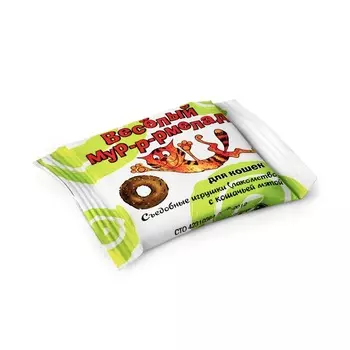 Veda лакомство для кошек съедобные игрушки с кошачьей мятой "Веселый Мур-р-рмелад" - 6 г повседневный Россия 1 уп. х 1 шт. х 0.006 кг