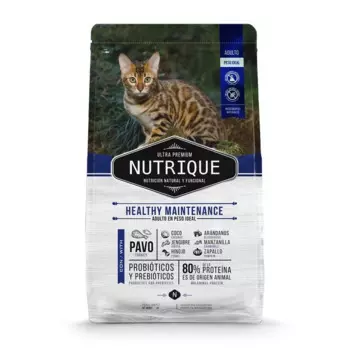 Vitalcan Nutrique Cat Adult Healthy Maintenance сухой корм для кошек, с индейкой - 2 кг супер премиум для взрослых с индейкой для всех пород мешок Аргентина 1 уп. х 1 шт. х 2 кг