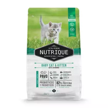 Vitalcan Nutrique Cat Kitten сухой корм для котят, с индейкой супер премиум для котят с индейкой для всех пород мешок Аргентина 1 уп. х 1 шт. х 7.5 кг