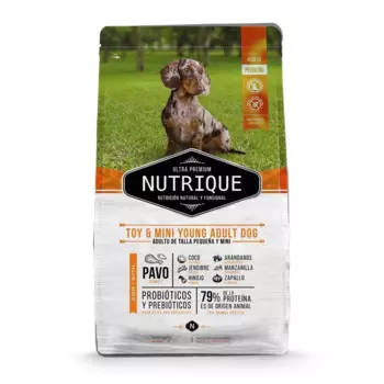 Vitalcan Nutrique Dog Adult сухой корм для собак мелких пород, с индейкой - 3 кг супер премиум для взрослых с индейкой породы мелкого размера мешок Аргентина 1 уп. х 1 шт. х 3 кг