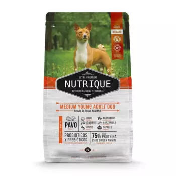 Vitalcan Nutrique Dog Adult сухой корм для собак средних пород, с индейкой супер премиум для взрослых с индейкой породы среднего размера мешок Аргентина 1 уп. х 1 шт. х 12 кг