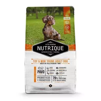Vitalcan Nutrique Dog Adult сухой корм для собак мелких пород, с индейкой супер премиум для взрослых с индейкой для всех пород мешок Аргентина 1 уп. х 1 шт. х 7.5 кг